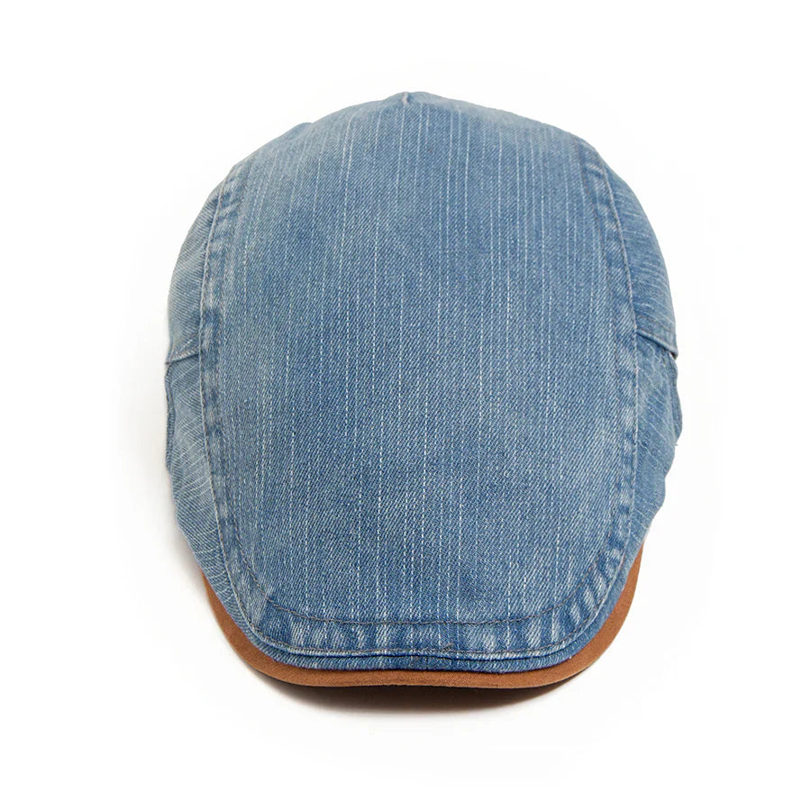 Theo™| Denim Flat Cap – Claire's Closet