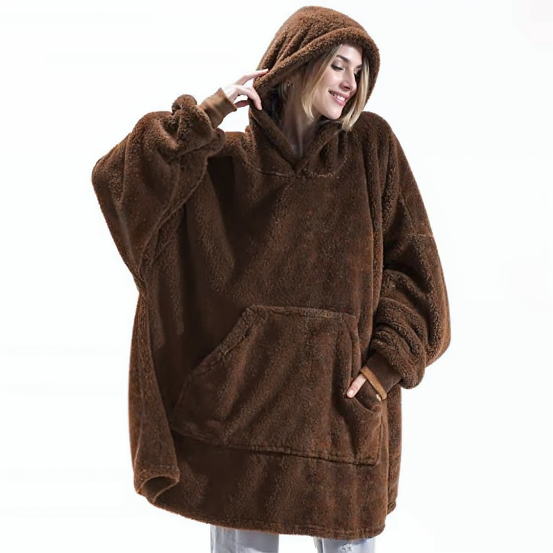COZYCLOUD™ - Fleece-Lined Oversized Hoodie – Claire's Closet